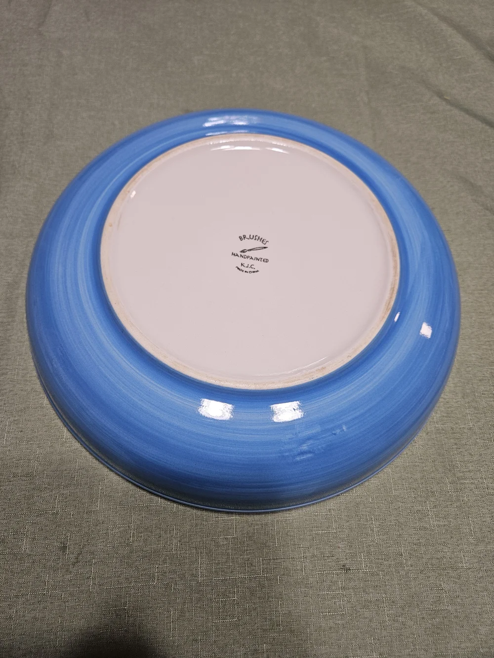 Large Sea Life Ceramic Pasta Serving Bowl